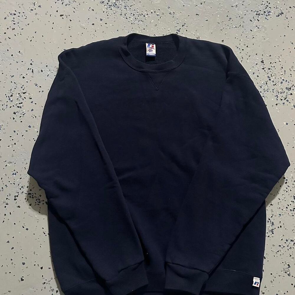 00s Navy Russell Athletic Crewneck